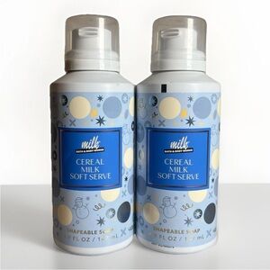 Bath & Body Works Cereal Milk Soft Serve Shapeable Soap, Set of 2, New